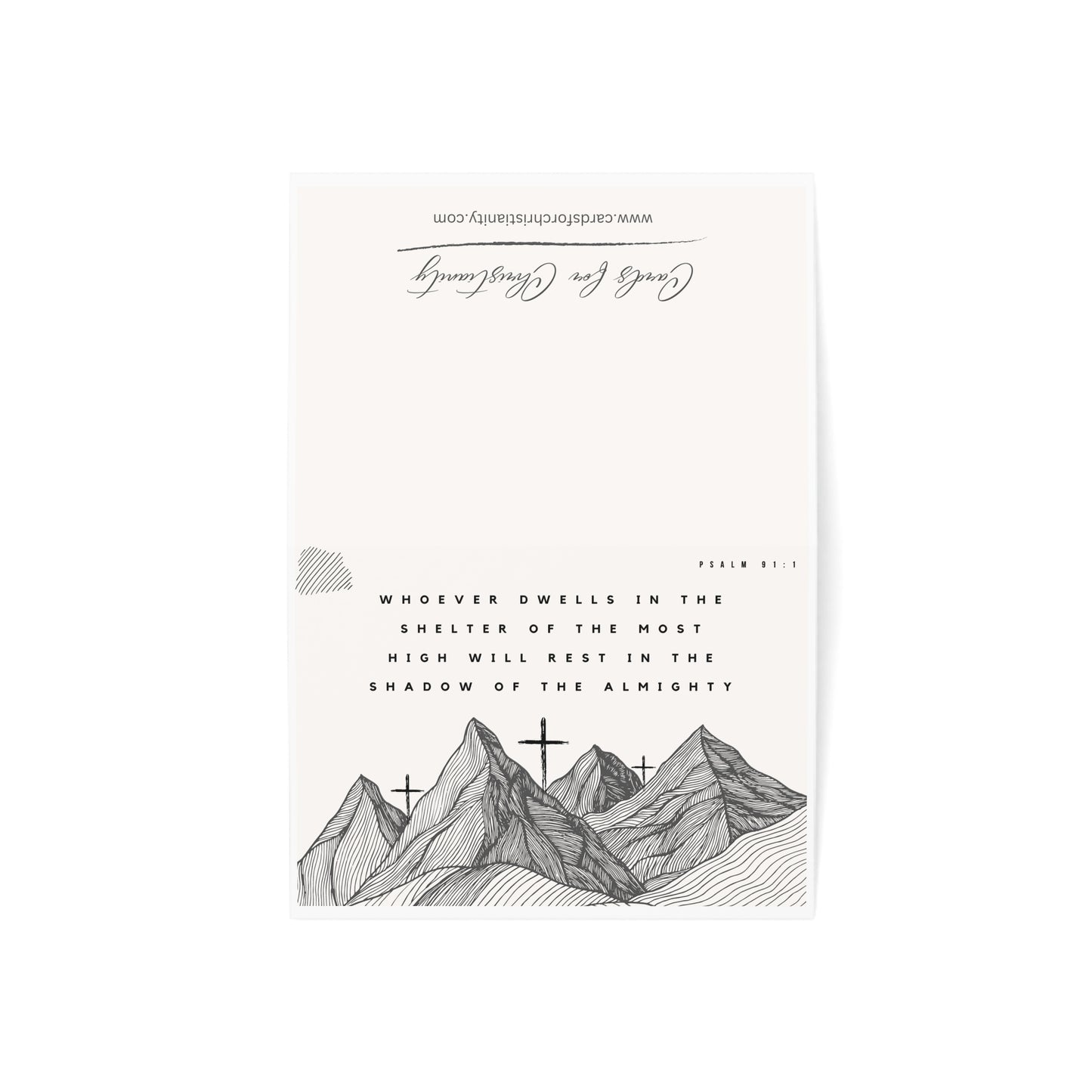 Psalm 91:1 Greeting Cards (1, 10, 30, and 50pcs)