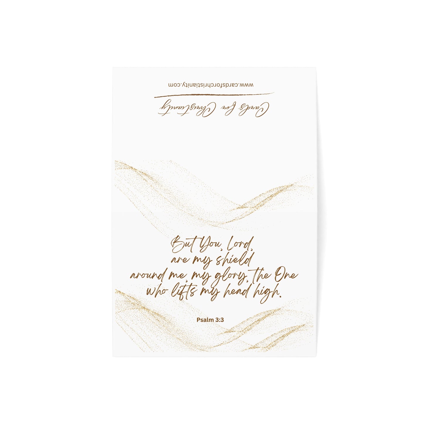 Psalm 3:3 Greeting Cards (1, 10, 30, and 50pcs)