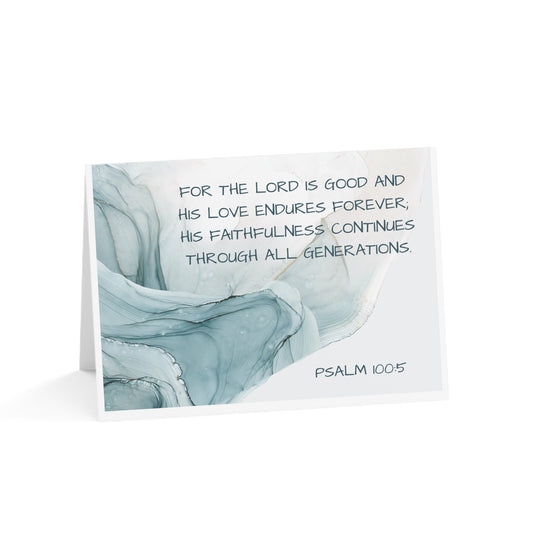 Psalm 100:5 Greeting Cards (1, 10, 30, and 50pcs)