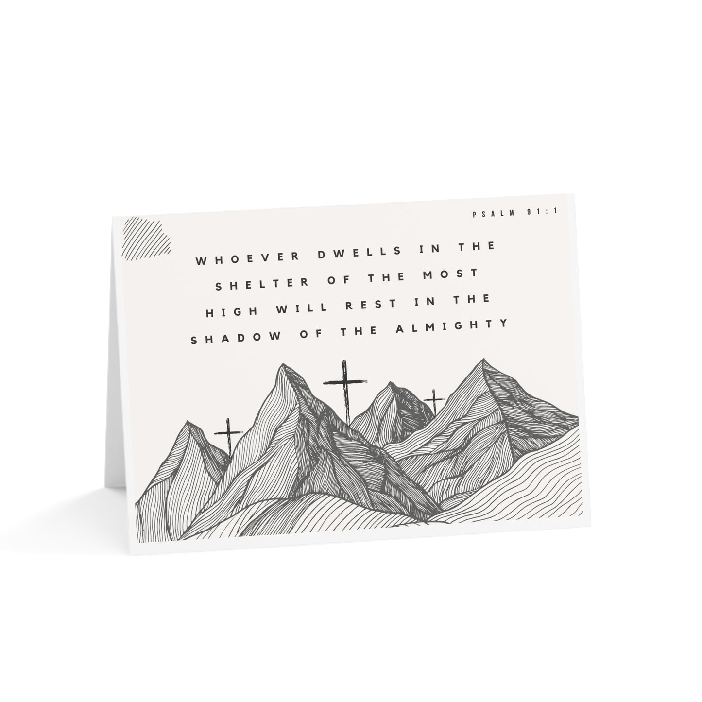 Psalm 91:1 Greeting Cards (1, 10, 30, and 50pcs)